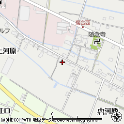 愛知県愛西市落合町上河原1393周辺の地図
