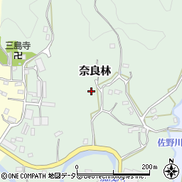 千葉県鴨川市奈良林周辺の地図