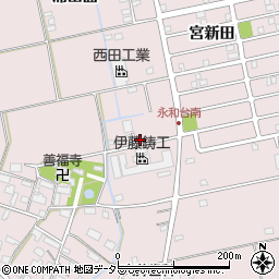 愛知県愛西市大井町浦田面478周辺の地図