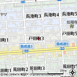 愛知県名古屋市昭和区戸田町3丁目15周辺の地図