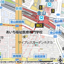 箱屋 金山駅前店周辺の地図