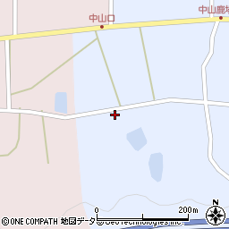 兵庫県丹波市春日町中山511周辺の地図
