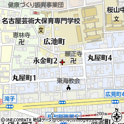 愛知県名古屋市昭和区広池町45周辺の地図