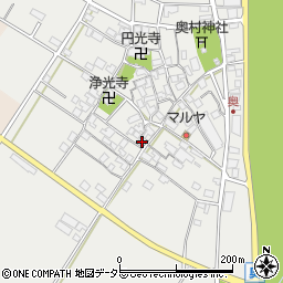 滋賀県東近江市五個荘奥町620周辺の地図