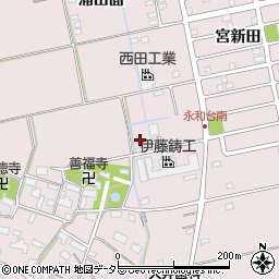 愛知県愛西市大井町浦田面482周辺の地図