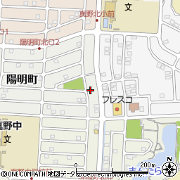滋賀県大津市陽明町1-7周辺の地図