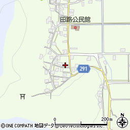 兵庫県丹波市柏原町田路558周辺の地図
