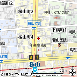名古屋銀行桜山支店 ＡＴＭ周辺の地図