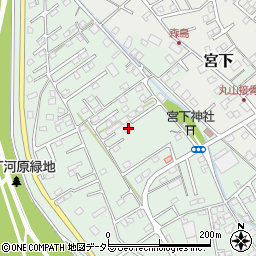 静岡県富士市宮下86周辺の地図