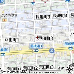 愛知県名古屋市昭和区戸田町3丁目11周辺の地図