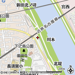 愛知県名古屋市中川区富田町大字伏屋周辺の地図