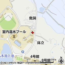 愛知県豊田市貝津町床立83-8周辺の地図