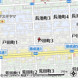 愛知県名古屋市昭和区戸田町3丁目10周辺の地図