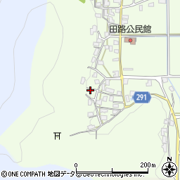 兵庫県丹波市柏原町田路536周辺の地図