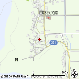 兵庫県丹波市柏原町田路557周辺の地図