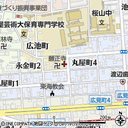 愛知県名古屋市昭和区広池町50周辺の地図