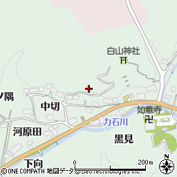 愛知県豊田市力石町周辺の地図