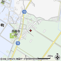 滋賀県東近江市南菩提寺町697周辺の地図