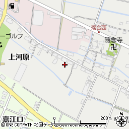 愛知県愛西市落合町上河原1404周辺の地図