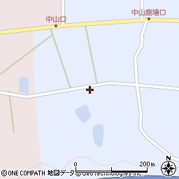 兵庫県丹波市春日町中山225周辺の地図