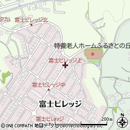 富士ビレッジ上周辺の地図