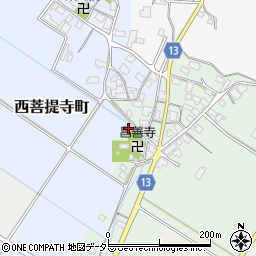 滋賀県東近江市南菩提寺町767周辺の地図