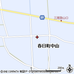 兵庫県丹波市春日町中山1006周辺の地図