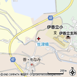 滋賀県大津市伊香立生津町155周辺の地図