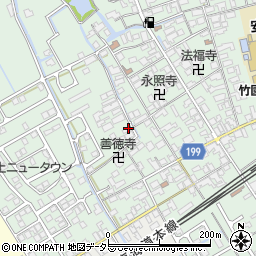滋賀県近江八幡市安土町常楽寺994-1周辺の地図