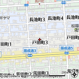 愛知県名古屋市昭和区戸田町3丁目9周辺の地図