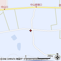 兵庫県丹波市春日町中山58周辺の地図