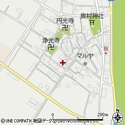 滋賀県東近江市五個荘奥町621周辺の地図