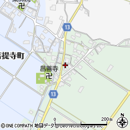 滋賀県東近江市南菩提寺町704周辺の地図