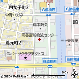 岡谷機販周辺の地図