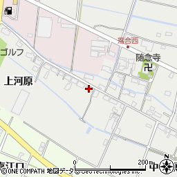 愛知県愛西市落合町上河原1403周辺の地図