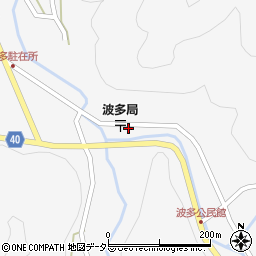 島根県雲南市掛合町波多1686周辺の地図