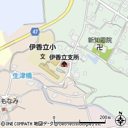 伊香立公民館周辺の地図