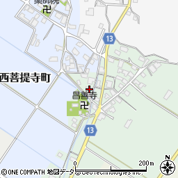 滋賀県東近江市南菩提寺町688周辺の地図