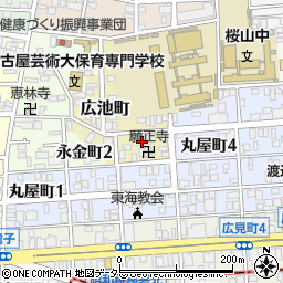 愛知県名古屋市昭和区広池町54周辺の地図
