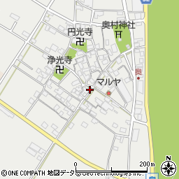滋賀県東近江市五個荘奥町636周辺の地図