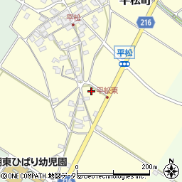 滋賀県東近江市平松町1382周辺の地図