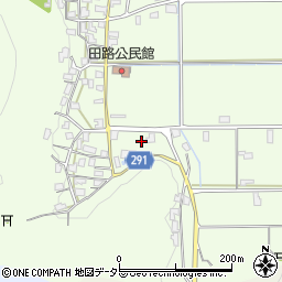 兵庫県丹波市柏原町田路438周辺の地図