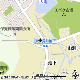 愛知県豊田市東保見町池下220周辺の地図