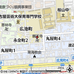 愛知県名古屋市昭和区広池町52周辺の地図
