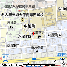 愛知県名古屋市昭和区広池町56周辺の地図