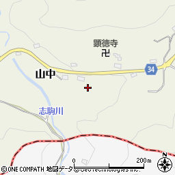 千葉県富津市山中1818周辺の地図