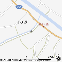 愛知県北設楽郡設楽町東納庫道上周辺の地図