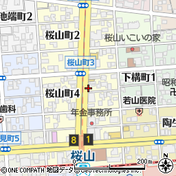 リパーク桜山駅北第２駐車場周辺の地図
