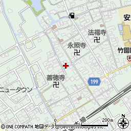 滋賀県近江八幡市安土町常楽寺804周辺の地図