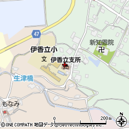 滋賀南部森林組合　中事業所周辺の地図